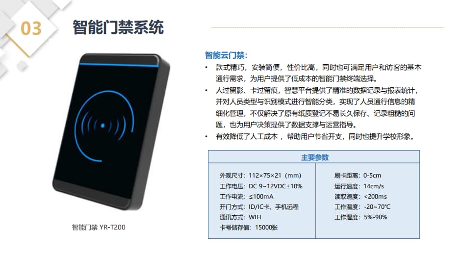 智能門禁系統(tǒng)設(shè)備